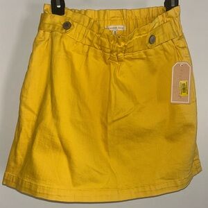 Yellow Mini Skirt